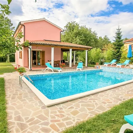 Villa Pleasant Valmonida With Pool, Sauna, Gym And Bbq Zminj